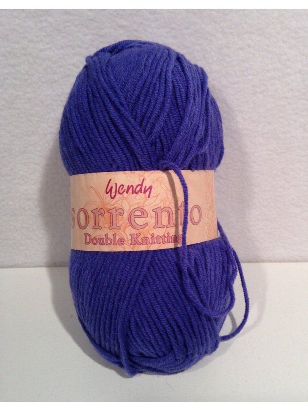 Wendy Sorrento Double Knit Yarn 50g Cotton Blend Made in England-Dark Blue 2411